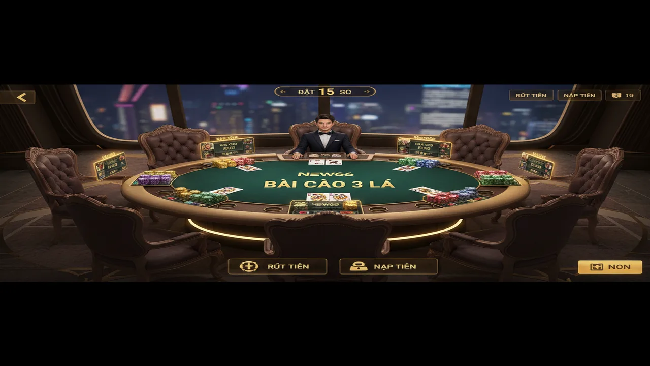 Cách chơi bài Cào 3 lá trực tuyến New66