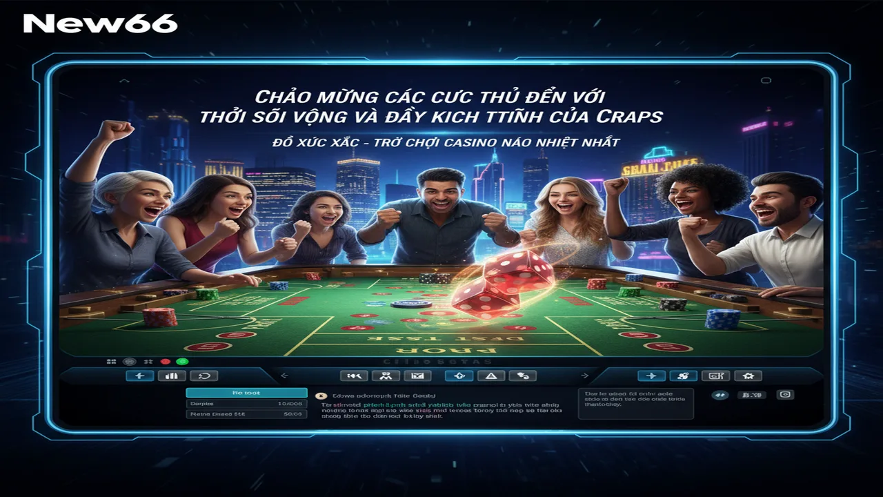 Hướng dẫn chơi Craps (Đổ xúc xắc) tại Casino New66