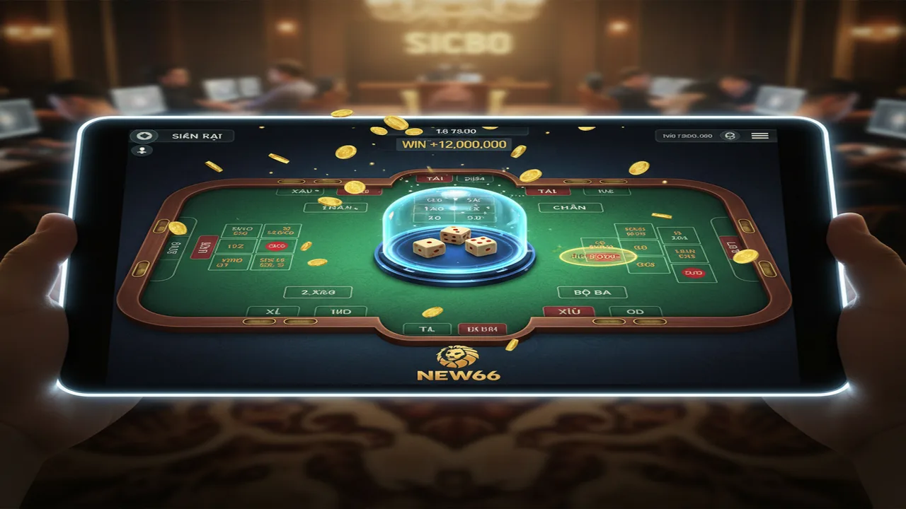 Hướng dẫn chơi Sicbo (Tài Xỉu sòng bài) chi tiết New66