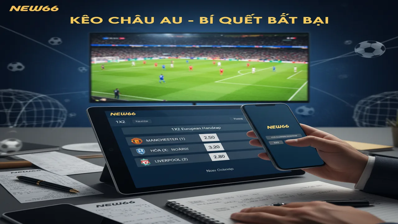 Kèo Châu Âu là gì? Bí quyết Cá Độ Kèo Châu Âu New66