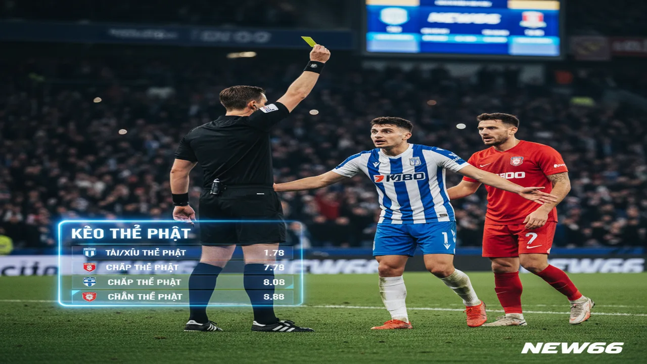 Kèo thẻ phạt là gì? Kinh nghiệm bắt kèo thẻ phạt ít người biết New66