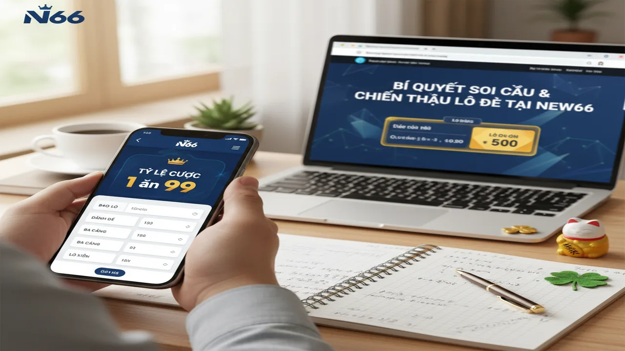 Hướng dẫn chơi Lô đề trực tuyến 1 ăn 99 New66