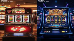 Sự khác biệt giữa Slot cổ điển và Video Slot New66