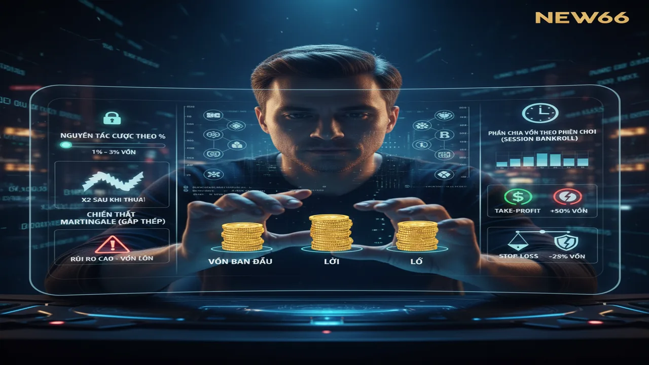 Chiến thuật quản lý vốn : Cách phân bổ tiền cược để không bị 