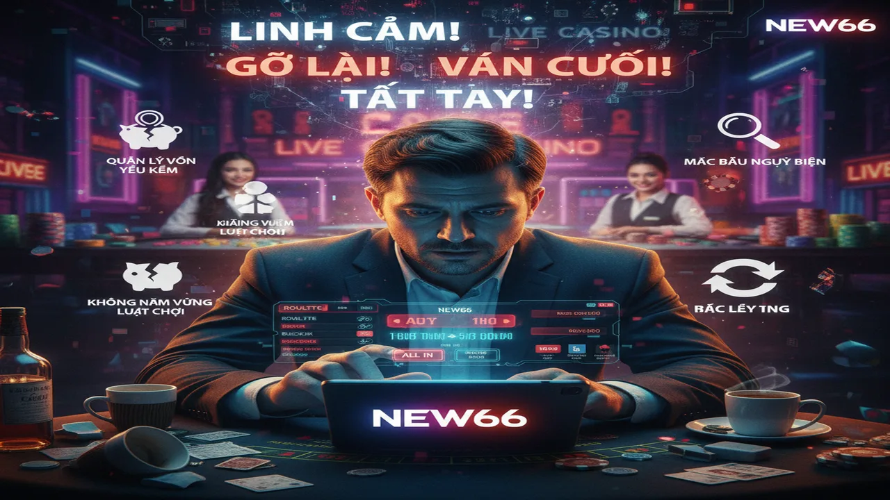 Những sai lầm chết người khi chơi Live Casino New66