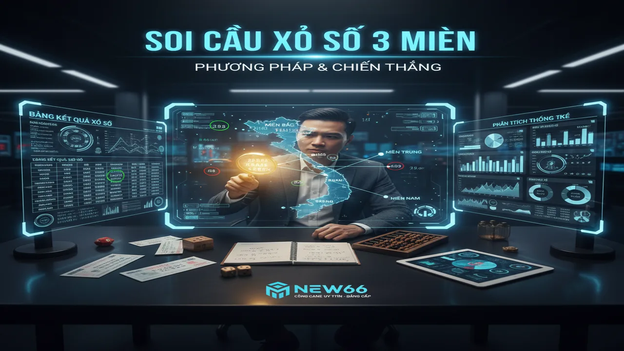 Cách soi cầu miền Bắc, Trung, Nam cực chuẩn New66