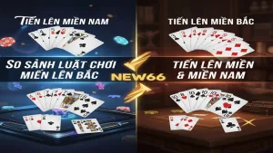 Cách chơi bài Tiến lên miền Bắc vs miền Nam New66