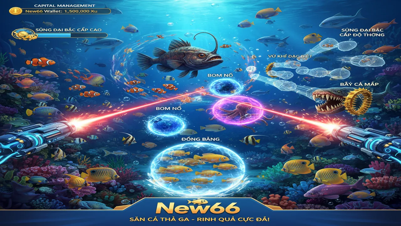 Các loại vũ khí trong Bắn cá và cách sử dụng New66