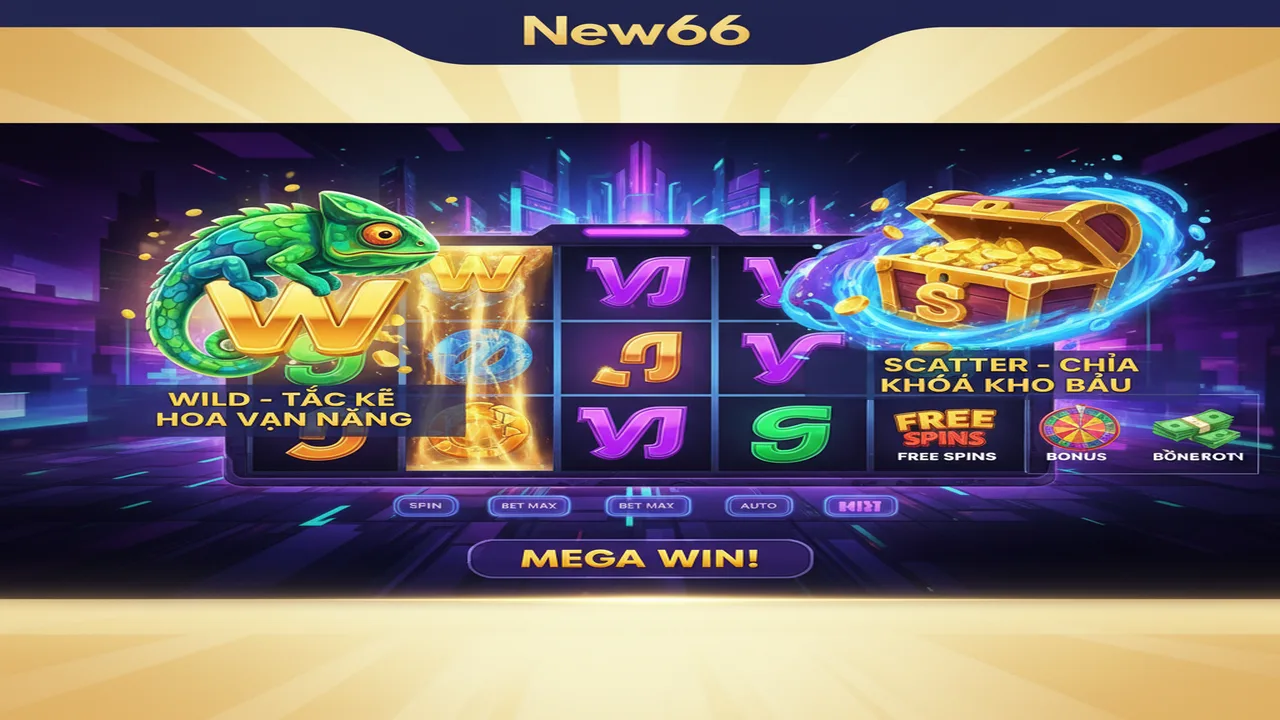 Ý nghĩa của biểu tượng Wild và Scatter trong Nổ hũ New66