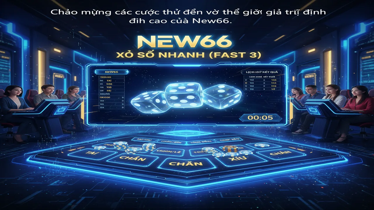 Hướng dẫn chơi Xổ số nhanh (Fast 3) New66